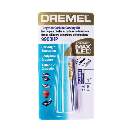 Dremel Max Life 3.2mm Tungsten Carbide Carving Pointed Tip, , scaau_hi-res