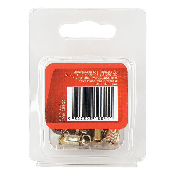 ToolPRO Rivet Nut Inserts M5 20 Piece Supercheap Auto