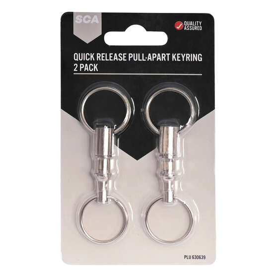 SCA Keyring Quick Release Pull Apart Pack Supercheap Auto