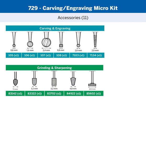 Dremel Carving Engraving Micro Kit, , scaau_hi-res