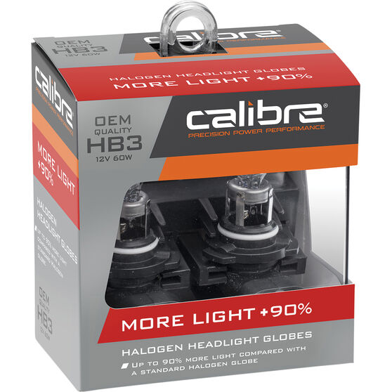 Calibre Plus 90 Headlight Globes - HB3, 12V 60W, CA90HB3, , scaau_hi-res