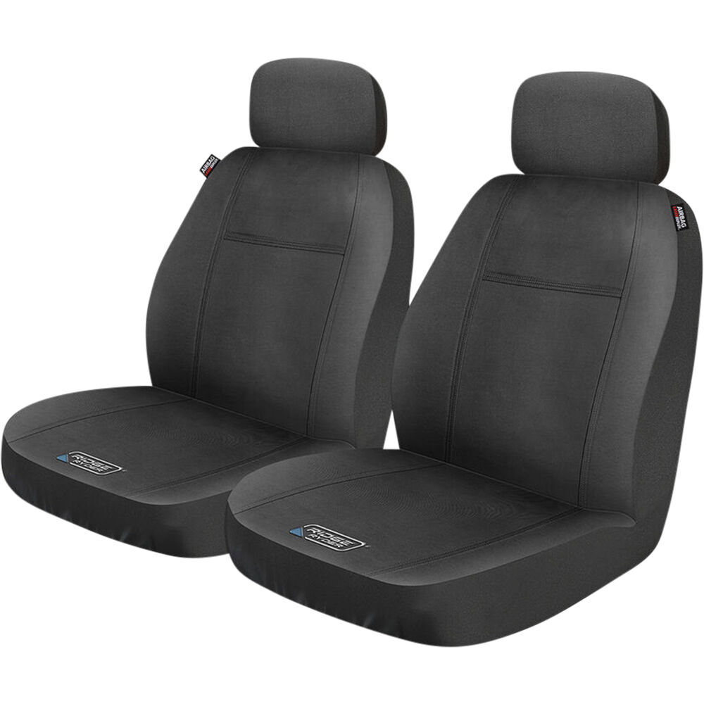 Ridge Ryder Puncture Resistant Seat Cover Black Adjustable Headrests
