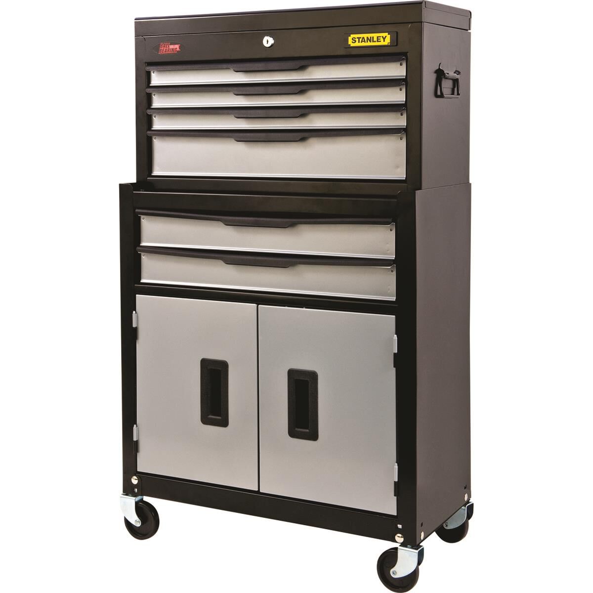 Stanley portable toolbox rolling cabinet storage tool chest mechanic sale