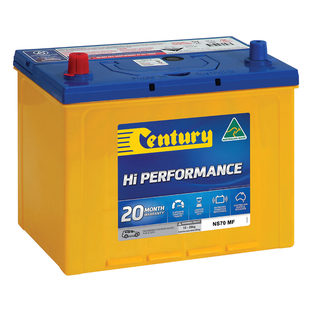 Century Hi Performance 4WD Battery NS70 MF Supercheap Auto