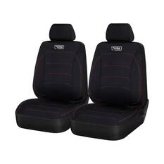 Ridge Ryder Neoprene Seat Covers Black/Red 30SAB, , scaau_hi-res