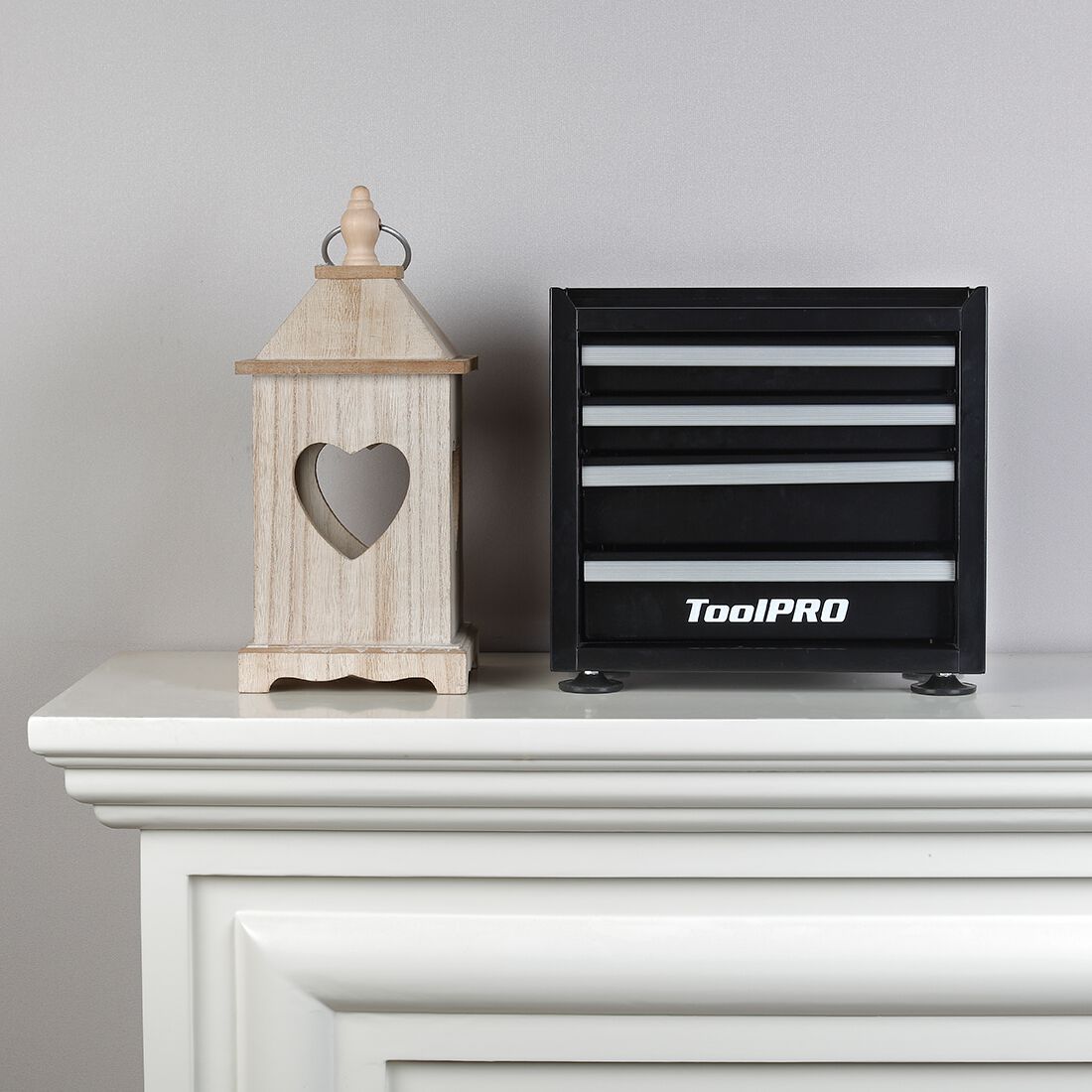 ToolPRO Mini Tool Cabinet 4 Drawer Black, , scaau_hi-res