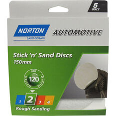 Norton Sticky Disc 120 Grit 5 Pack, , scaau_hi-res