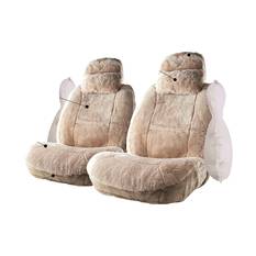 Platinum CLOUDLUX Sheepskin Seat Covers - Bamboo Adjustable Headrests Size 30 Airbag Compatible, , scaau_hi-res