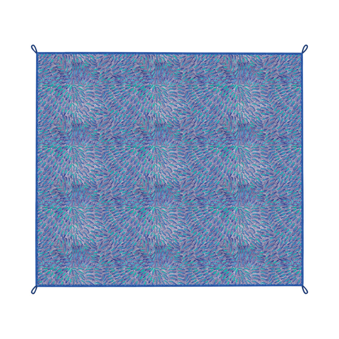 Snake Dreaming Beach Blanket Leaf 140cm x 160cm, , scaau_hi-res