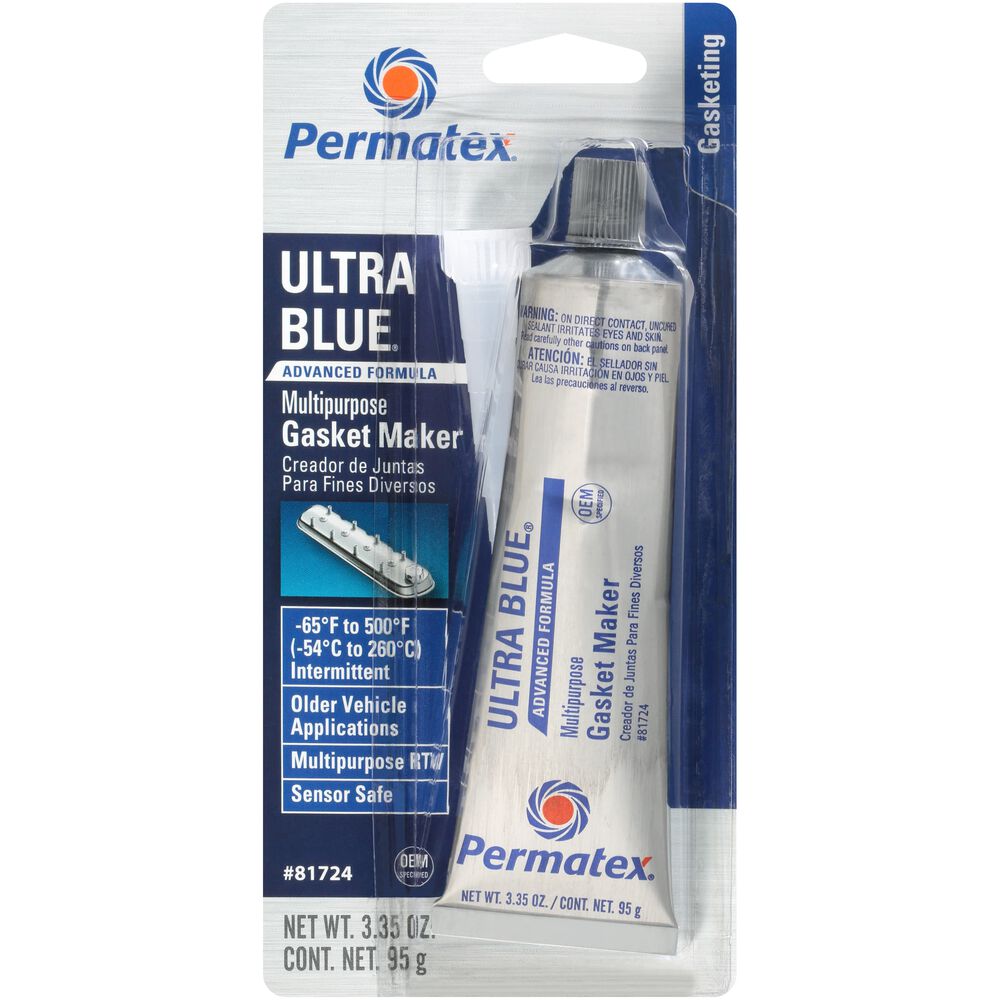 Permatex RTV Silicone Gasket Maker, MultiPurpose Ultra Blue, 95g