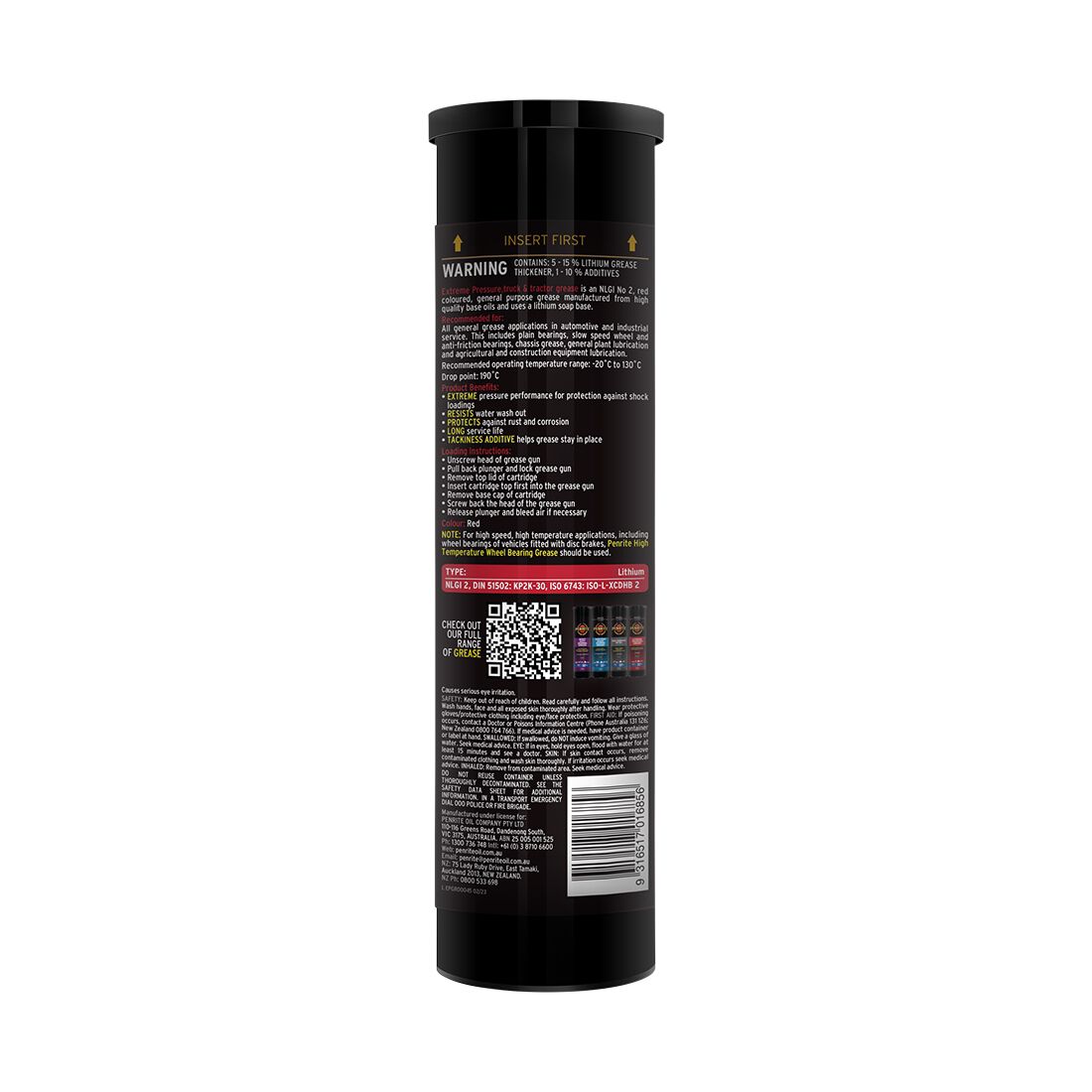 Penrite Extreme Pressure Grease 450g, , scaau_hi-res