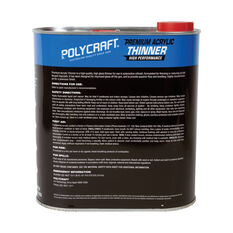 Polycraft Thinners Premium Acrylic 4L, , scaau_hi-res