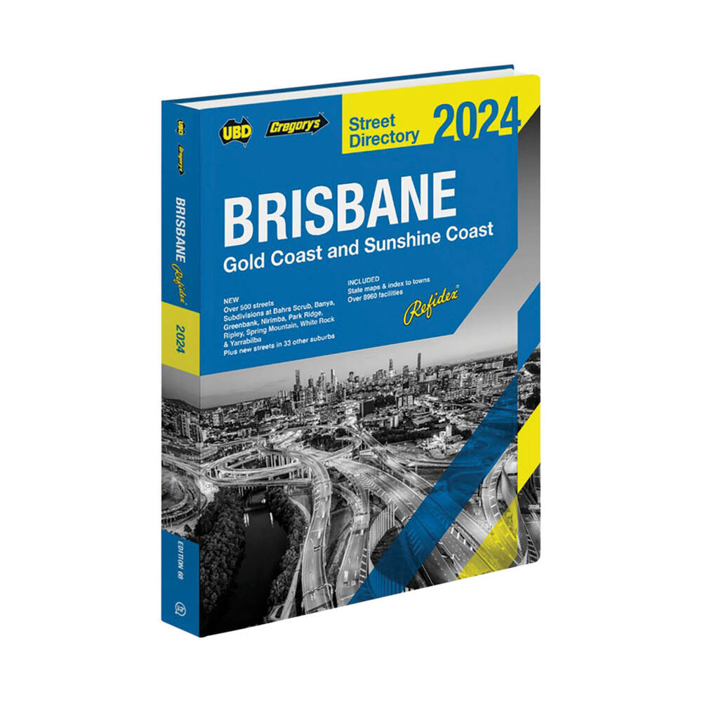 UBD Street Directory Refidex Brisbane 68th 2024 | Supercheap Auto