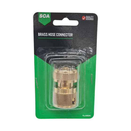 SCA Garden Hose Brass Connector - 12mm, , scaau_hi-res
