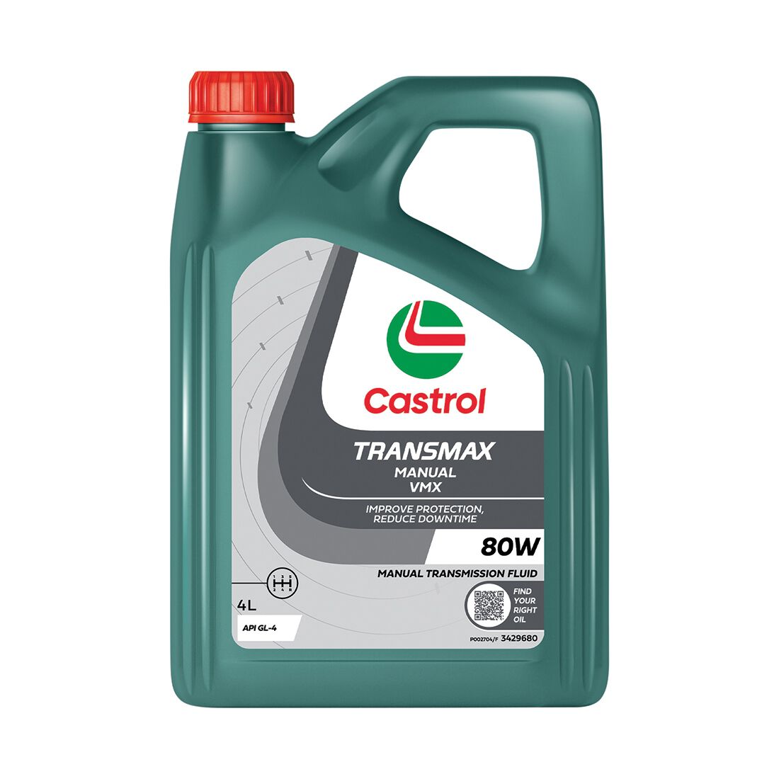 Castrol Transmax Manual VMX Gear Oil, 80W, 4 Litres, , scaau_hi-res