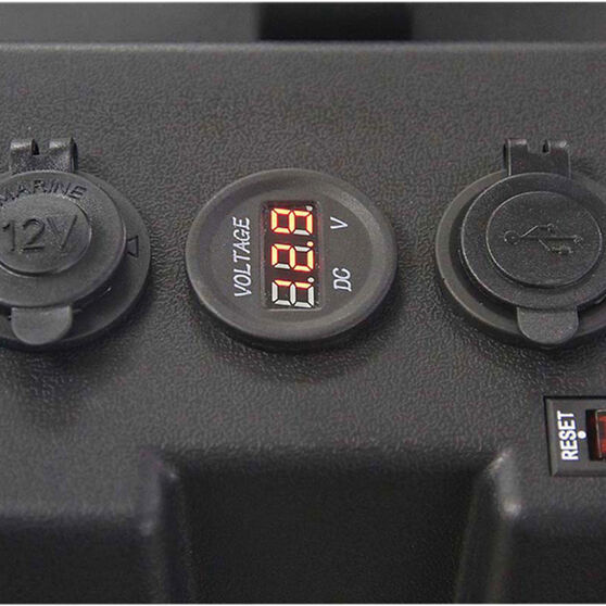 XTM Powered Battery Box with USB & Accessory Socket Supercheap Auto