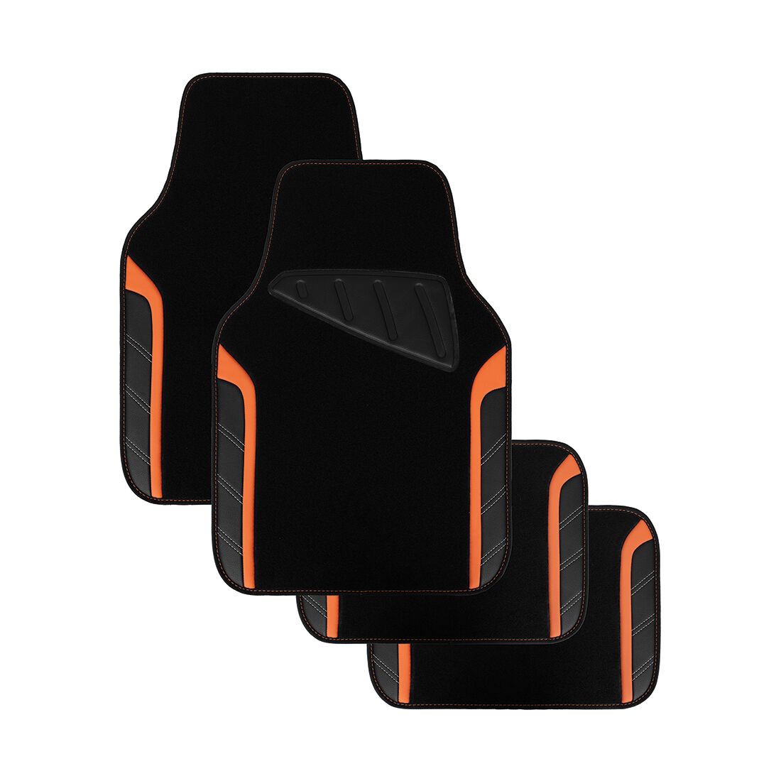 SCA Floor Mats Carpet Set of 4 Orange, , scaau_hi-res