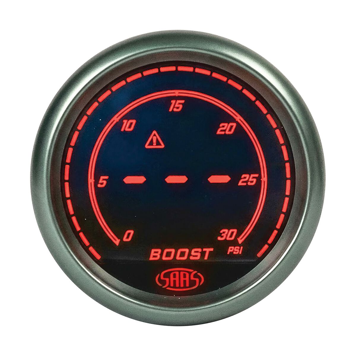 SAAS Digital Boost Gauge Diesel - 0 to 30PSI, 52mm - SG41213, , scaau_hi-res