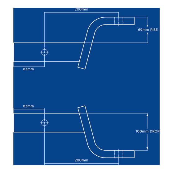 Hayman Reese Tow Ball Mount Kit 100mm/200mm, , scaau_hi-res