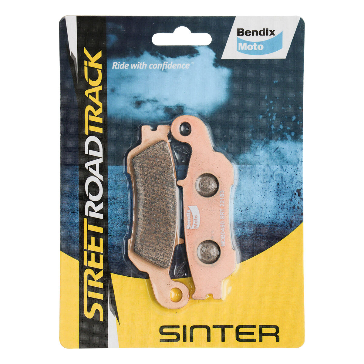Bendix Street Road Track Motorcycle Disc Brake Pads - MDB0450-SRT, , scaau_hi-res