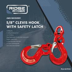 Ridge Ryder Clevis Hook 13mm 21T 2 Pack, , scaau_hi-res
