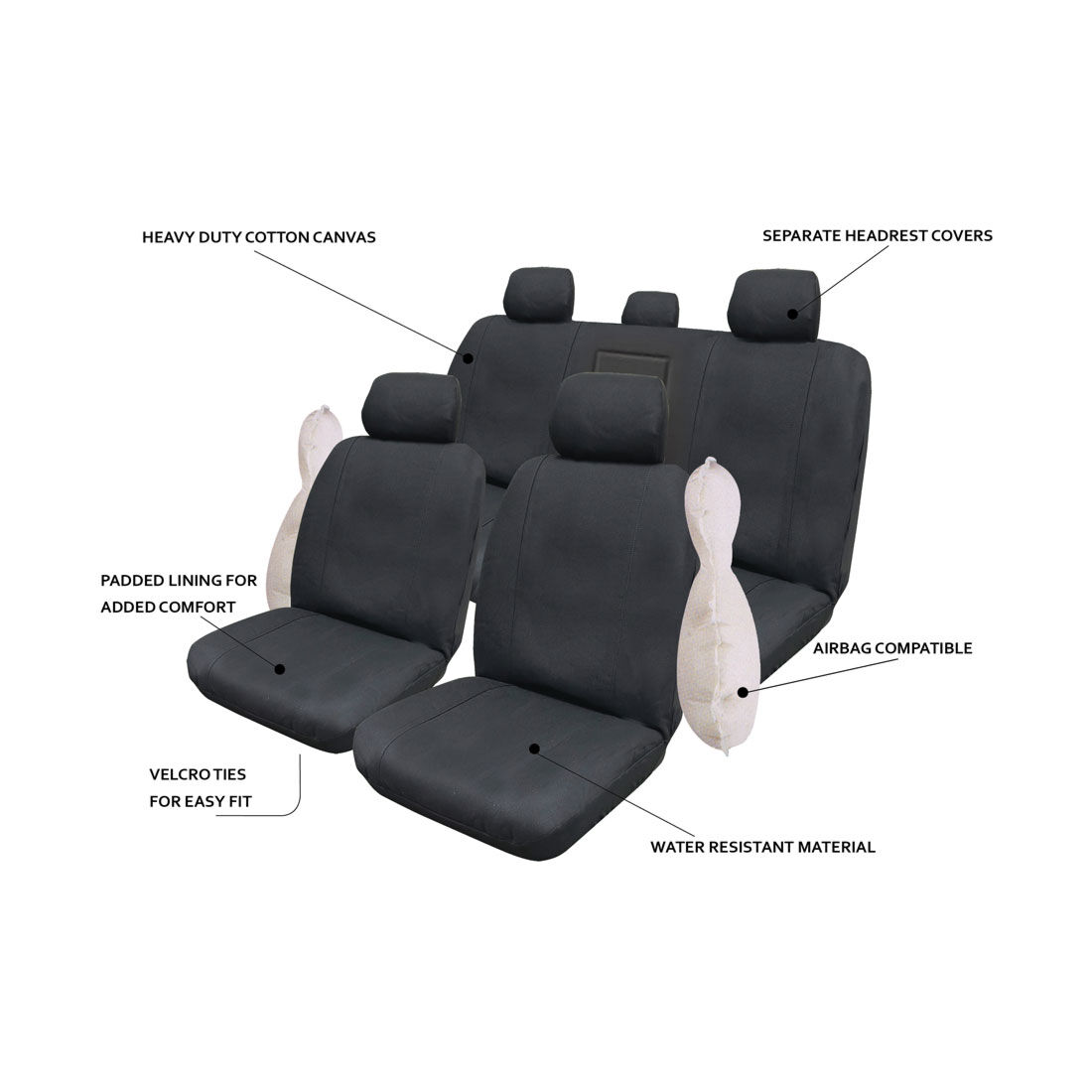 Ilana Horizon Tailor Made Pack For Toyota Hilux SR Dual Cab 07/15+, , scaau_hi-res