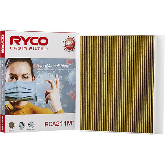 Ryco Cabin Air Filter N99 MicroShield RCA211M, , scaau_hi-res