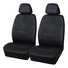 SCA Suede Velour Seat Covers Black Adjustable Headrests Airbag Compatible 30ASAB, , scaau_hi-res