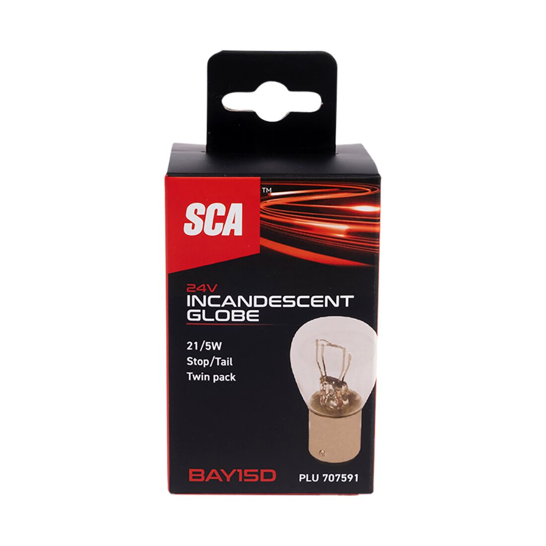 SCA Incandescent Globe - P21 24V 21/5W - 2 Pack, , scaau_hi-res
