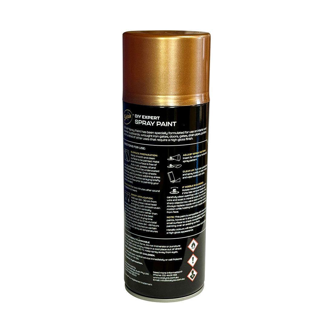 5 Star Enamel Spray Paint New Copper 250g, , scaau_hi-res