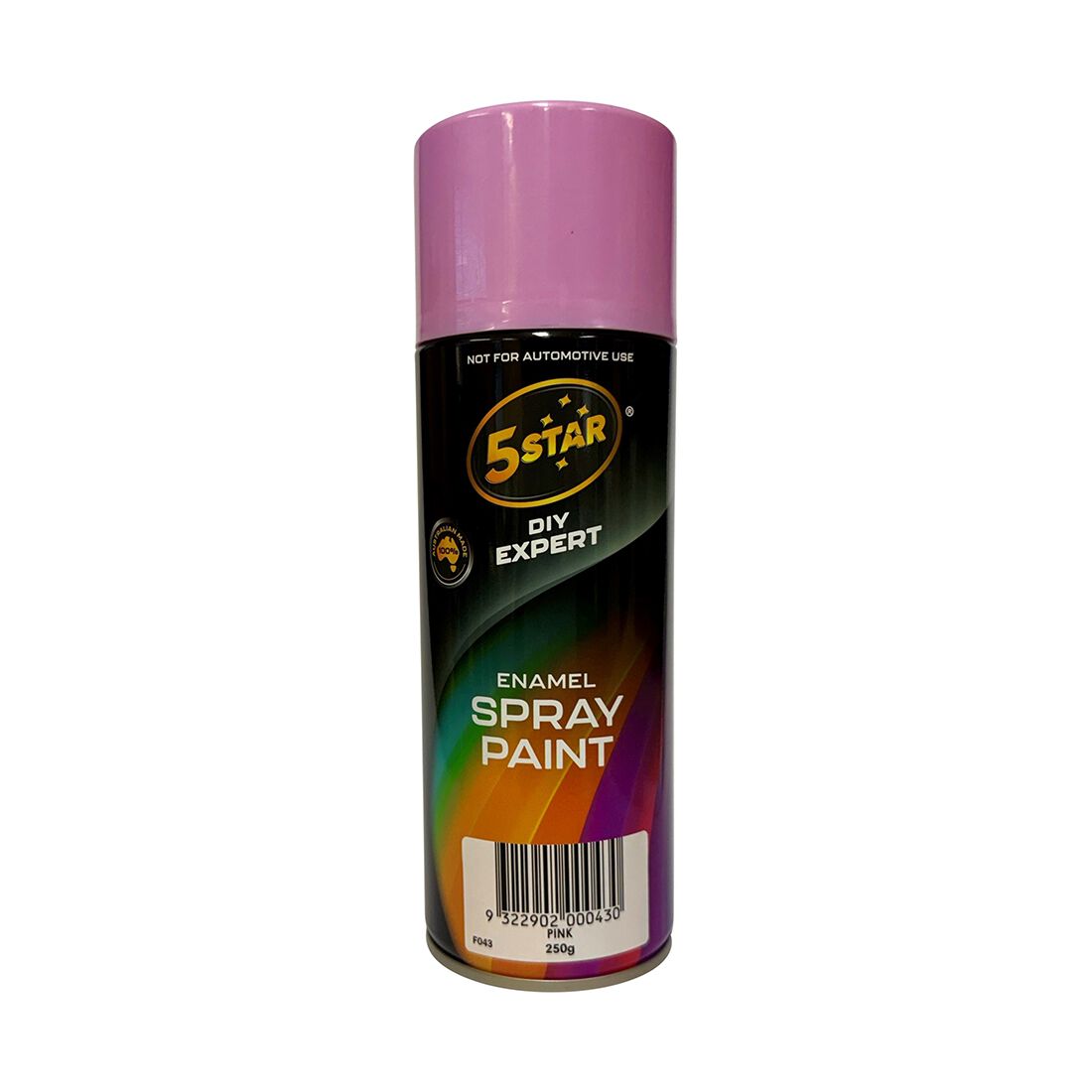 5 Star Enamel Spray Paint Gloss Pink 250g, , scaau_hi-res