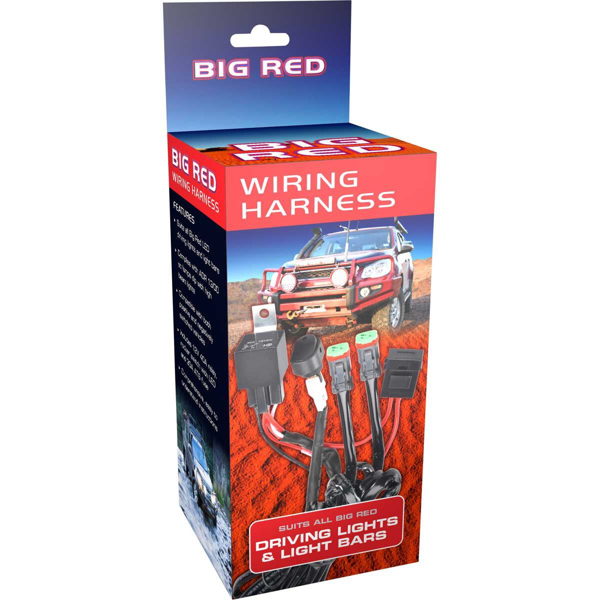 Big Red Driving Light Wiring Harness Supercheap Autorhsupercheapautoau:  Classic Car Wiring Harness At Selfit.