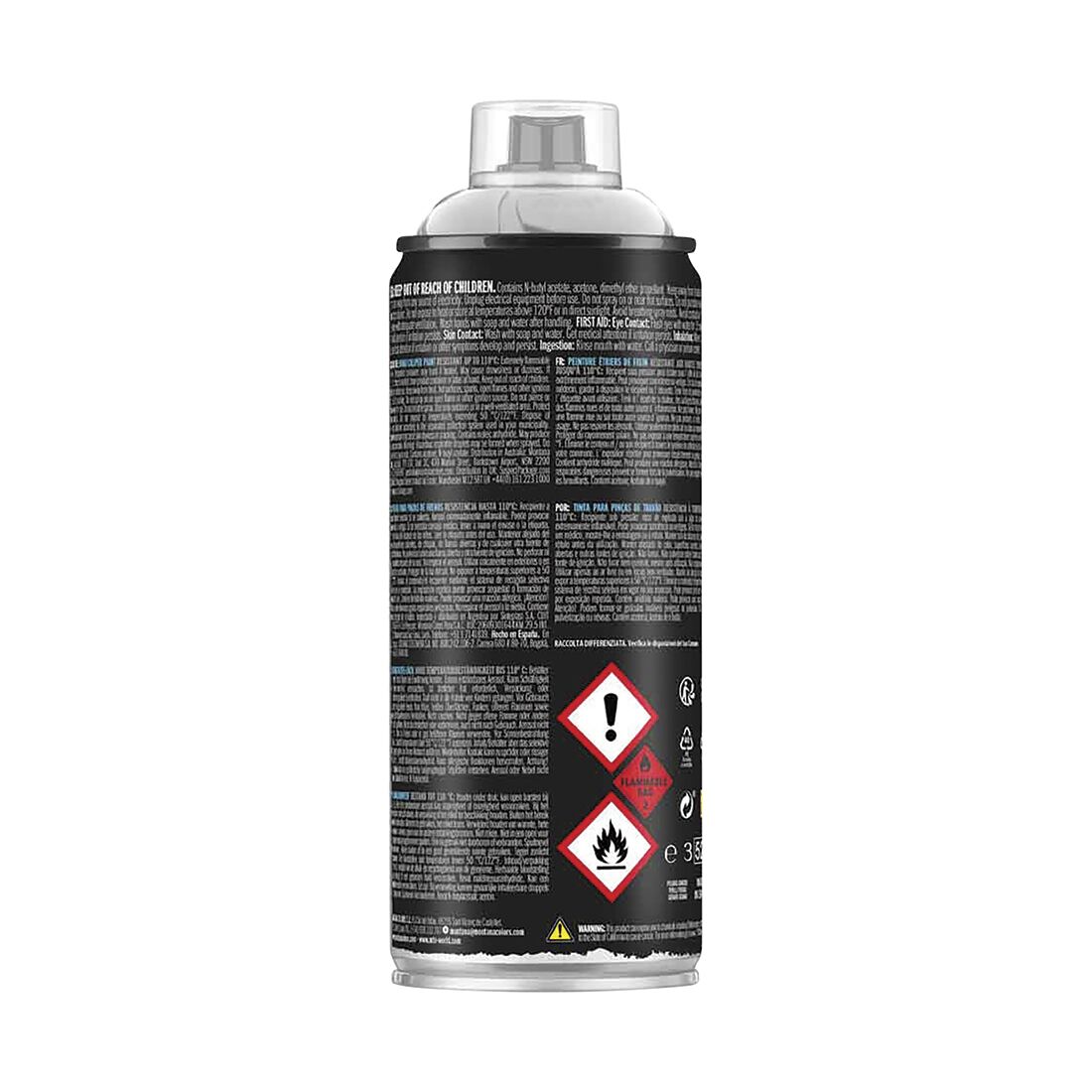 MTN PRO Caliper Paint Silver 400ml Spray Paint, , scaau_hi-res
