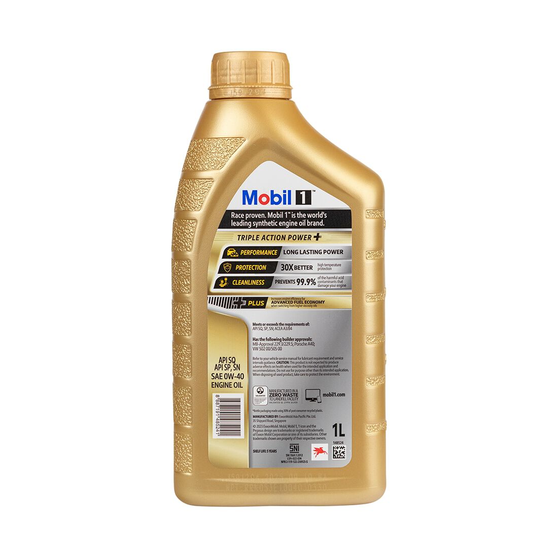Mobil 1 Engine Oil - 0W-40, 1 Litre, , scaau_hi-res