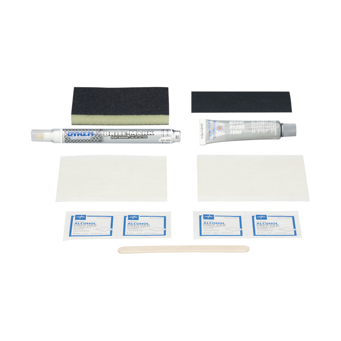 Permatex Wheel Restoration Kit Silver, , scaau_hi-res