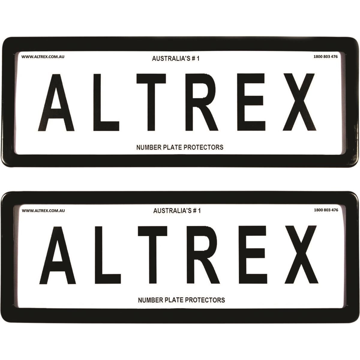 Altrex shop number plate