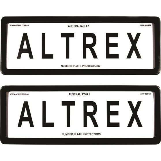 Altrex Number Plate Protector - 6 Figure Standard Clear 6ST, , scaau_hi-res