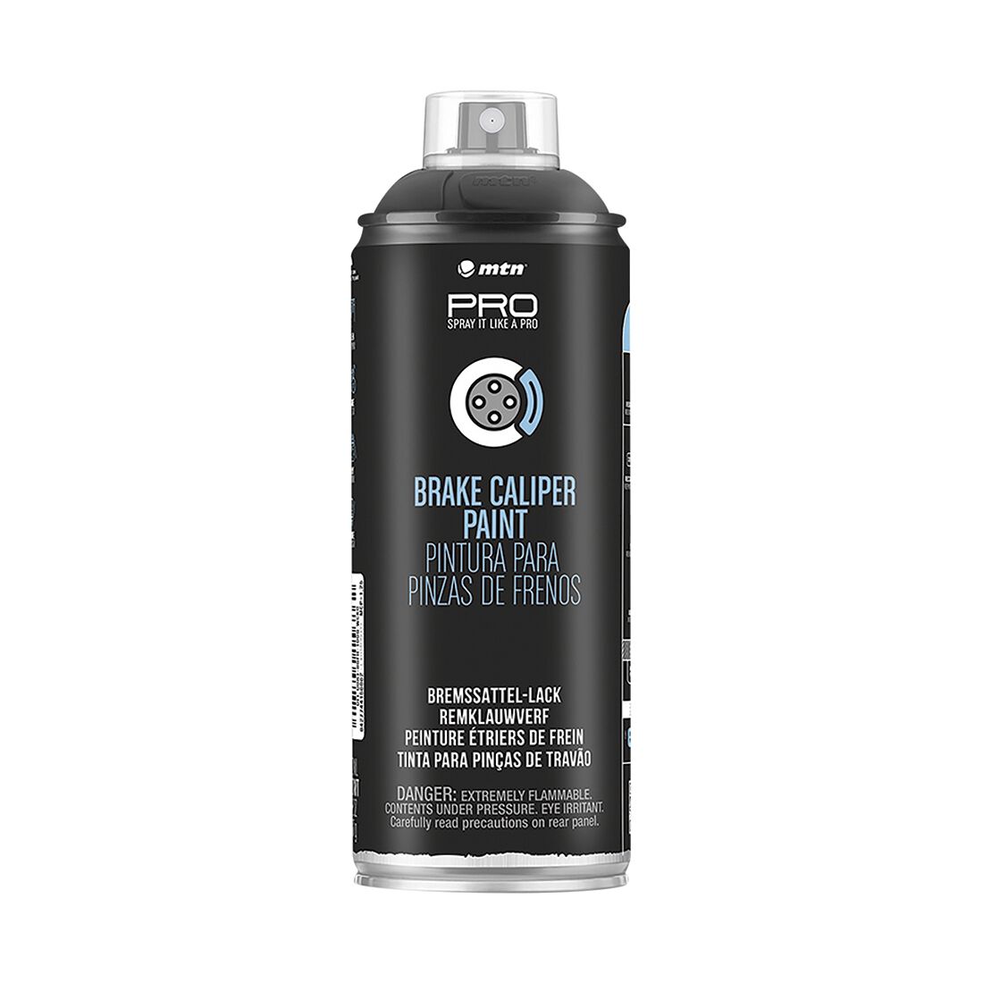 MTN PRO Caliper Paint Black Gloss 400ml Spray Paint, , scaau_hi-res