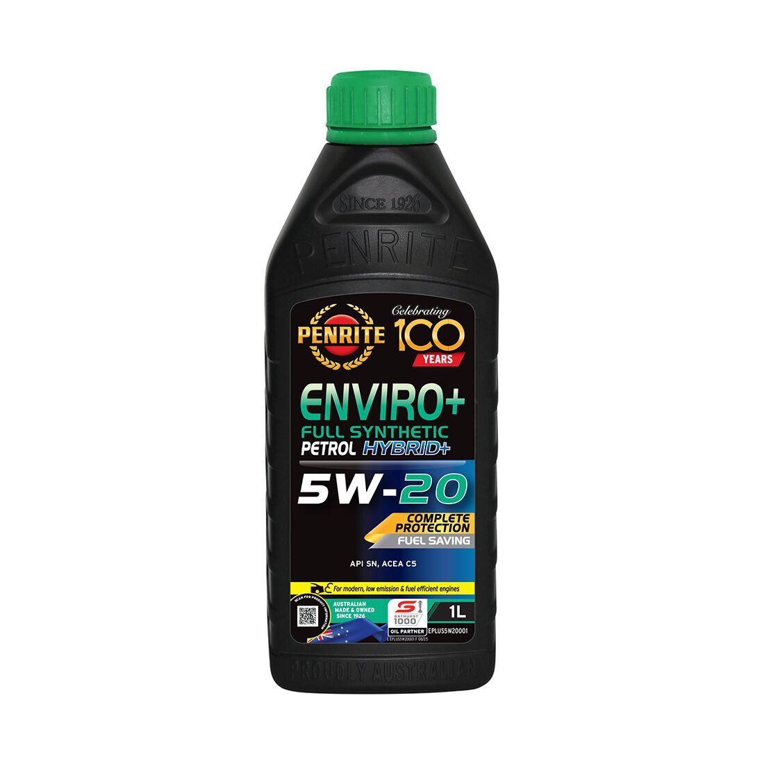 Penrite Enviro+ Engine Oil - 5W-20 1 Litre, , scaau_hi-res