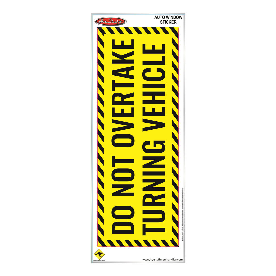 Hot Stuff Sticker Turning Vehicle Med, , scaau_hi-res