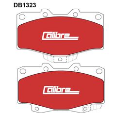 Calibre Disc Brake Pads DB1323CAL, , scaau_hi-res