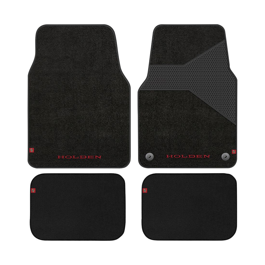 Holden Heritage 4-piece Belmont Carpet Floor Mats - Black, , scaau_hi-res