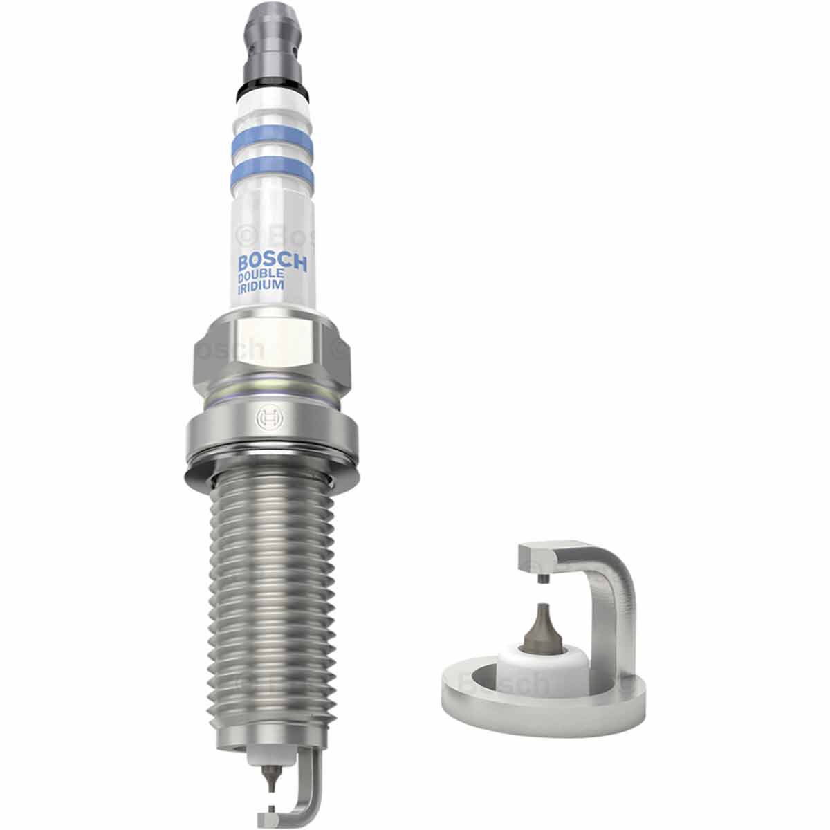 Bosch Double Iridium Spark Plug Single VR8NII35U, , scaau_hi-res