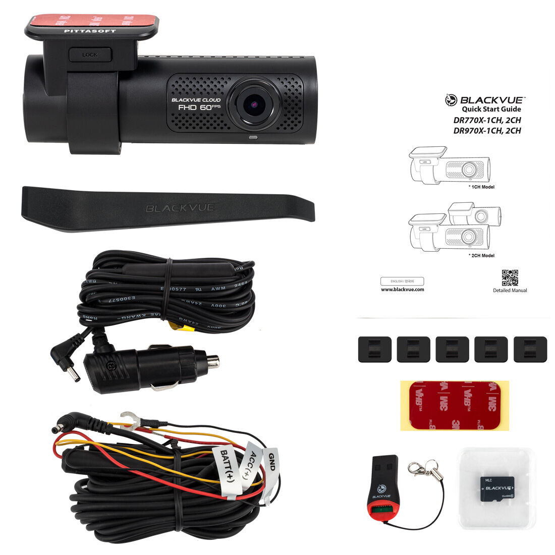 BlackVue 1080p FHD Dash Cam DR770X-1CH-64, , scaau_hi-res