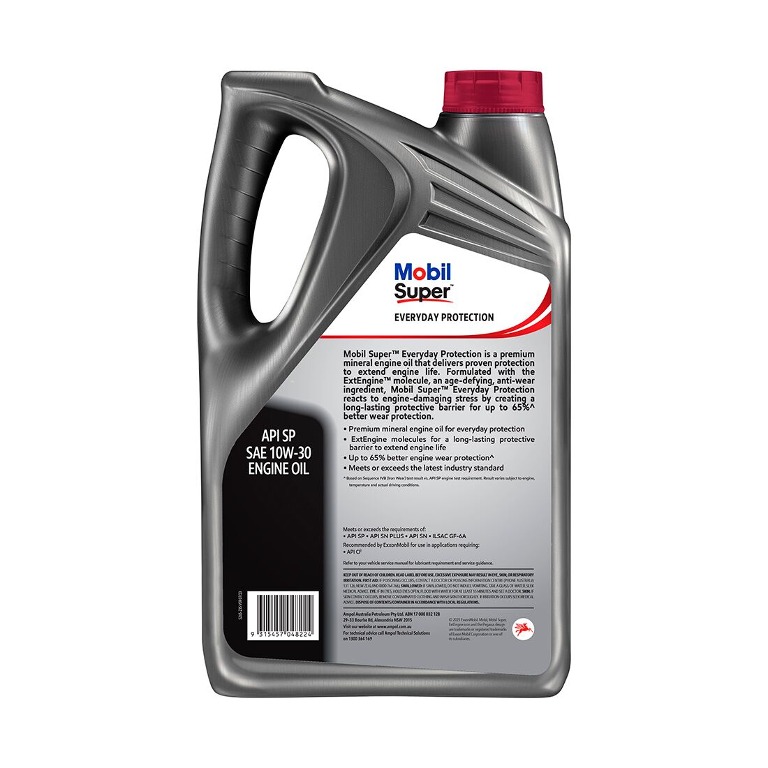 Mobil Super Everyday Protection Engine Oil - 10W-30, 5 Litre, , scaau_hi-res