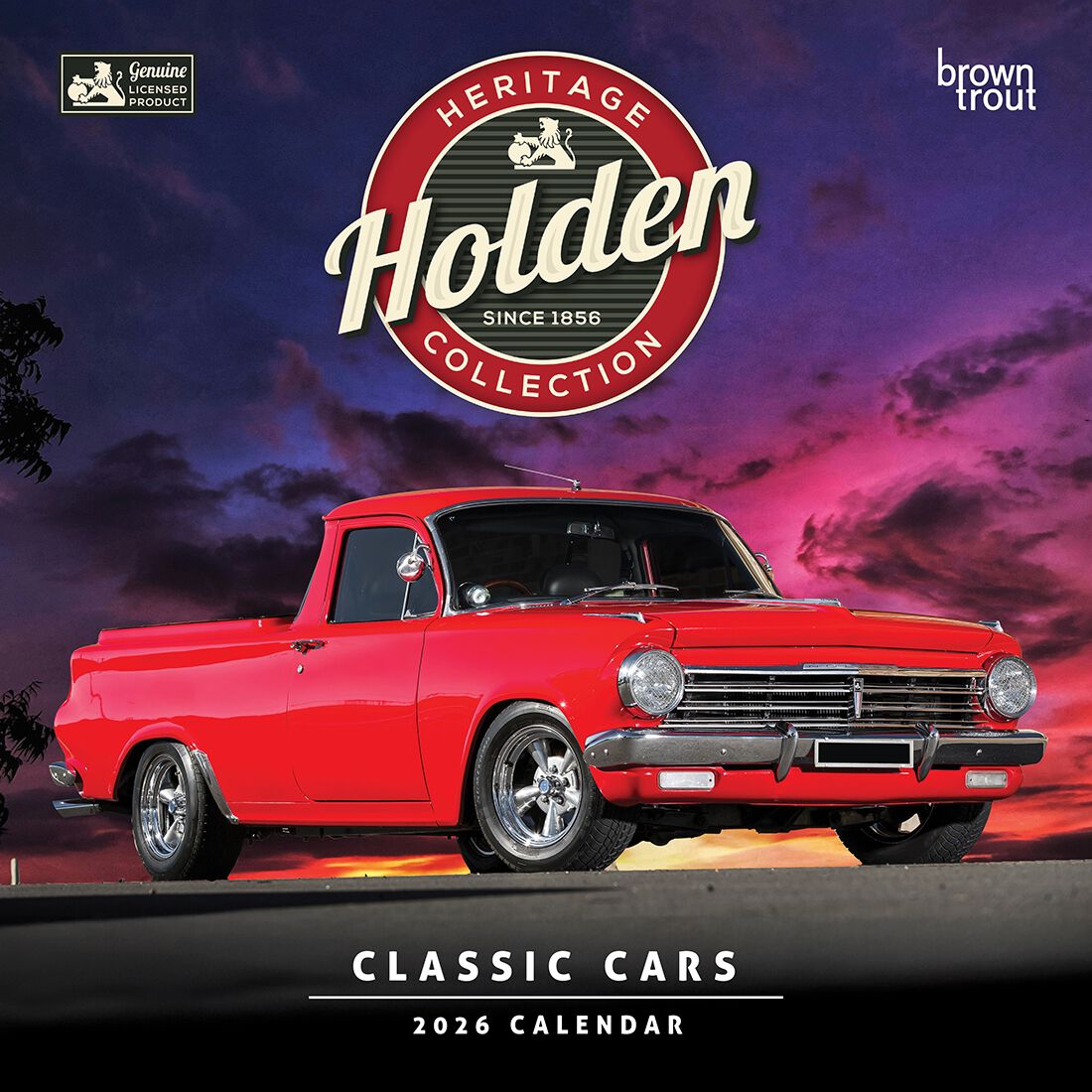 Classic Holden Cars Square 2026 Calendar, , scaau_hi-res