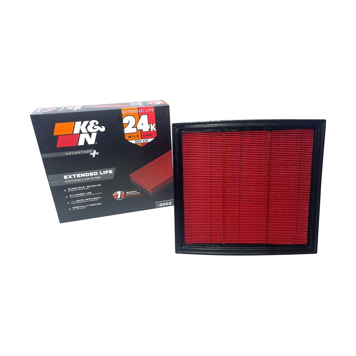 K&N Advantage Plus Disposable Air Filter - KNX-3002, , scaau_hi-res