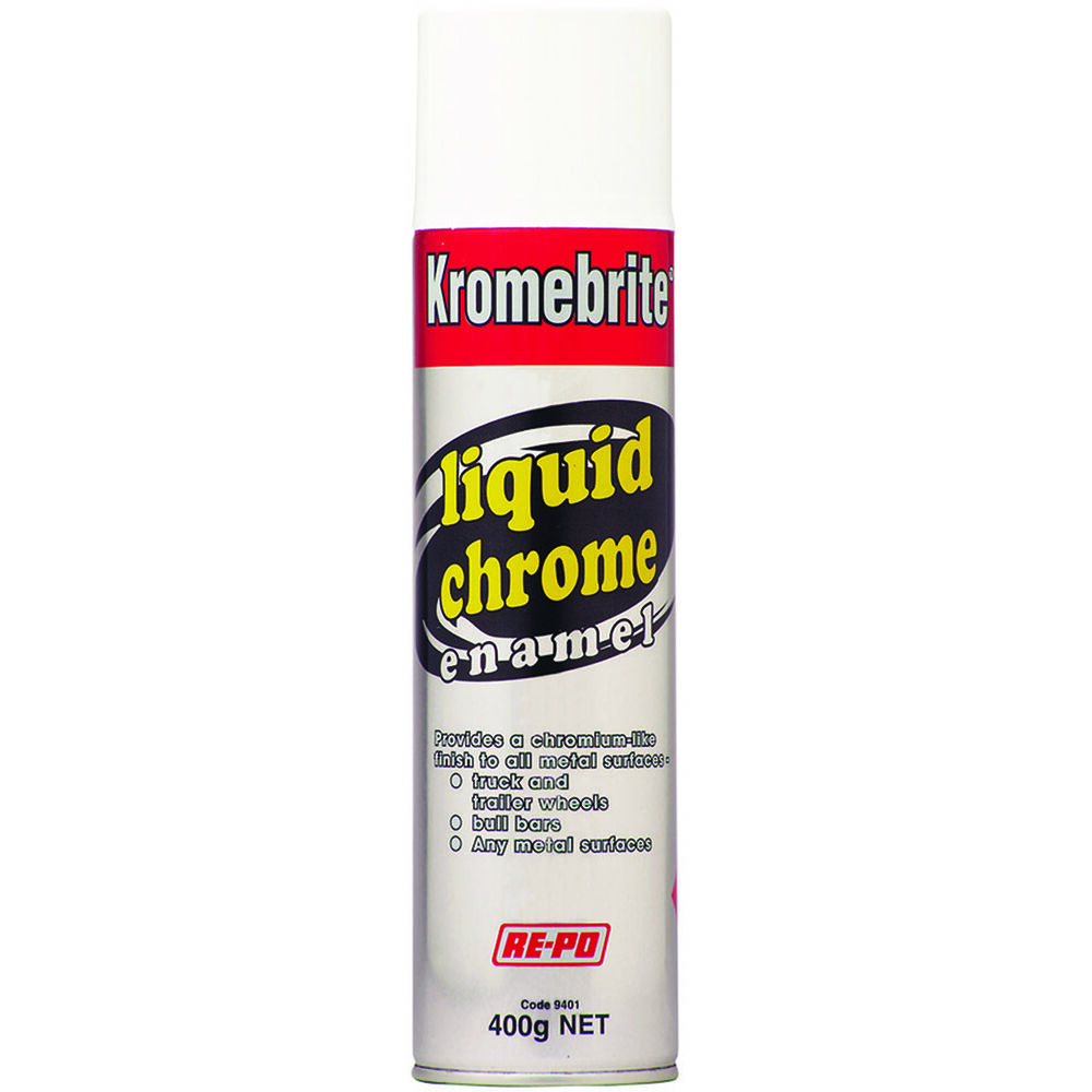 RePo Kromebrite Liquid Chrome Enamel 400g Supercheap Auto