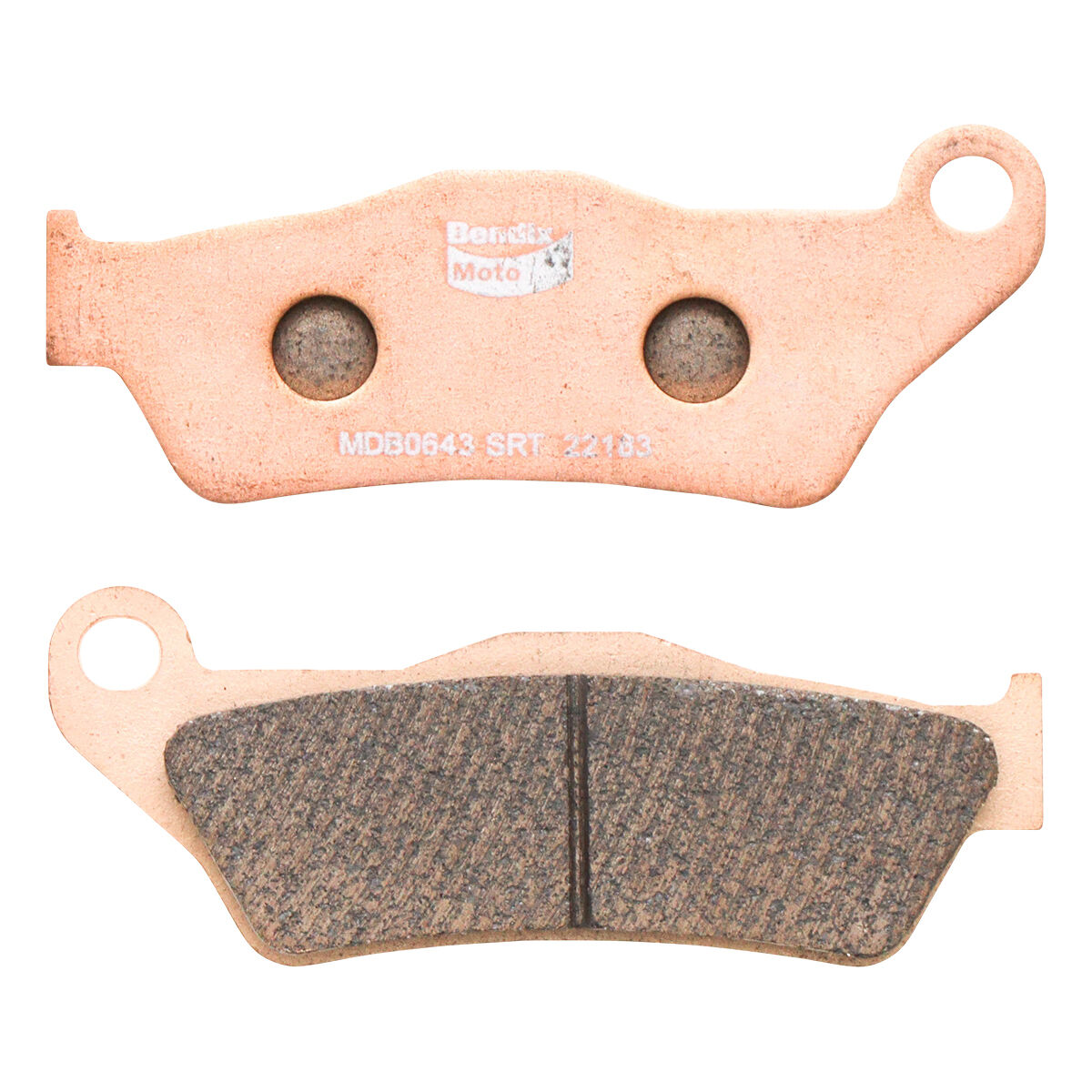 Bendix Street Road Track Motorcycle Disc Brake Pads - MDB0643-SRT, , scaau_hi-res