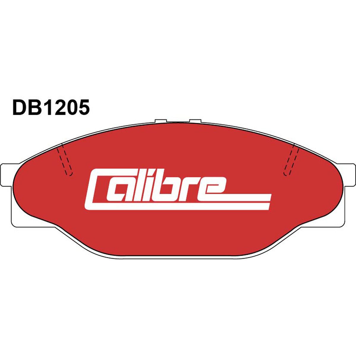 Calibre Disc Brake Pads DB1205CAL, , scaau_hi-res